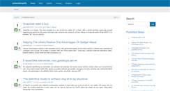 Desktop Screenshot of cmbookmarks.com